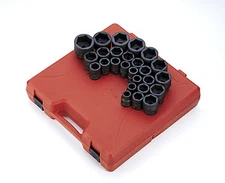 Sunex Tool  4692 26 Piece 3/4" Drive Metric Impact Socket Set