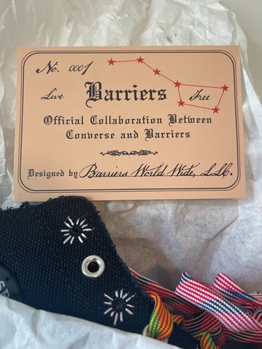 Converse BARRIERS X CHUCK 70 HIGH 'THE NORTH STAR' A01786C COLABORACIÓN NEGRO/ROJO/BLANCO - Imagen 3 de 13