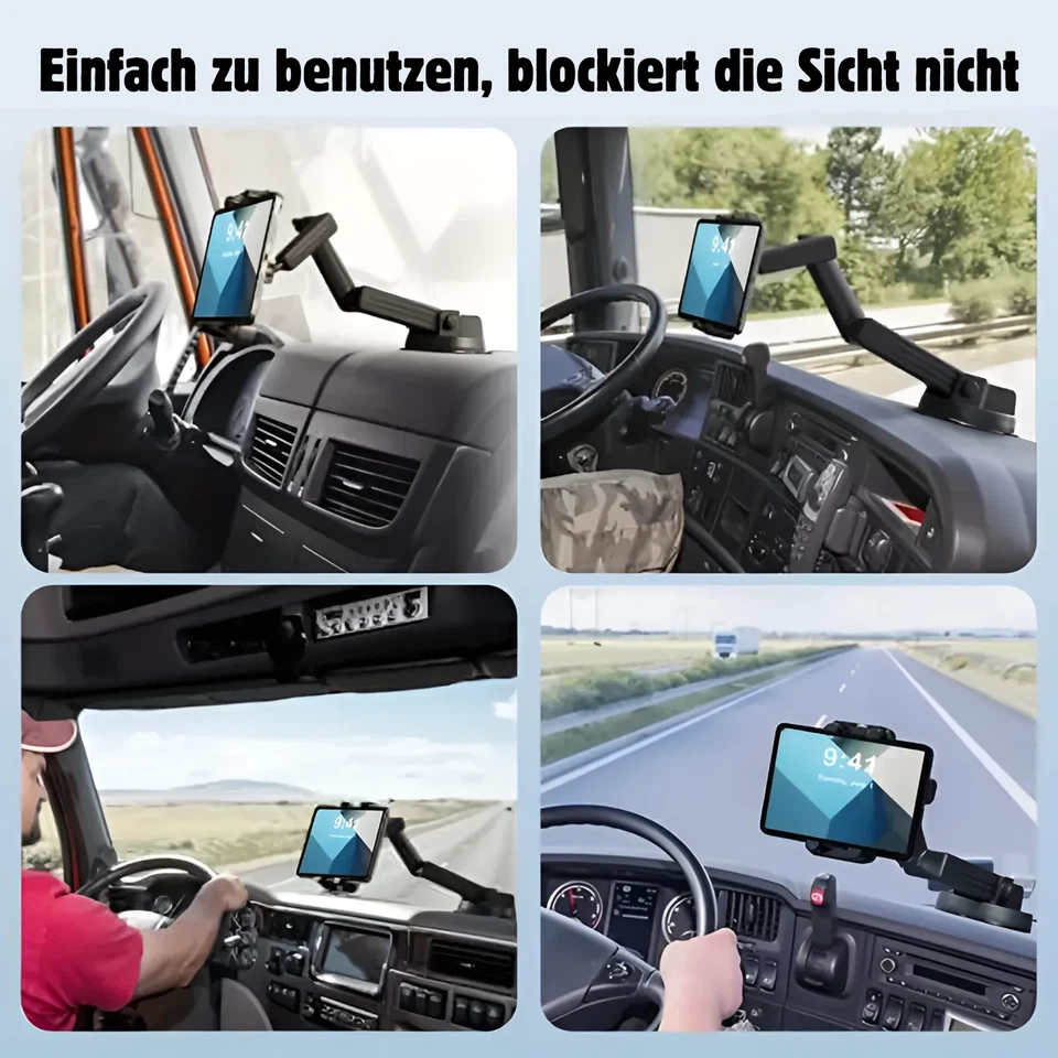 Handyhalterung LKW Wohnmobil Auto Tablet Halterung Armaturenbrett Universal - Bild 3 von 4