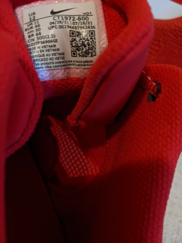 Nike Kyrie Flytrap 4 University Red White CT1972 600 Men Basketball Shoe Size 12 - Picture 9 of 10
