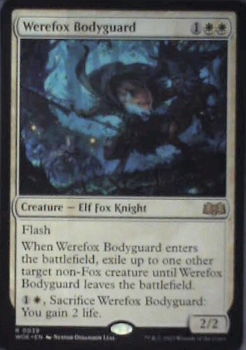 Werefox Bodyguard - Wilds of Eldraine: #39, Magic: The Gathering Nm R239 - Picture 1 of 1