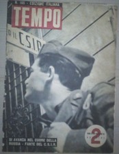WW2 *TIME-FASCIST VINTAGE MAGAZINE 1942*IN THE HEART OF RUSSIA*N.165