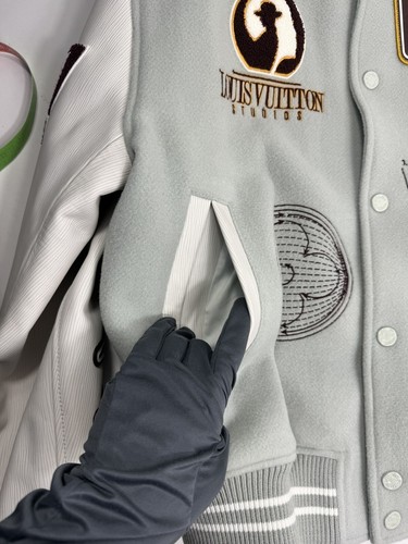 LOUIS VUITTON X KIDSUPER STUDIOS - VARSITY JACKET SIZE: XL - Picture 20 of 23