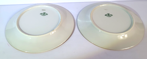 Tressemanes & Vogt Limoges TRV160 La Cloche Floral Vases Rim & Ctr 2 Salad Plate - Picture 12 of 14