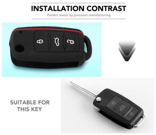 Silicone Car Key Cover Case Remote Key Fob Keyring Sleeve For VW Seat UK | eBay