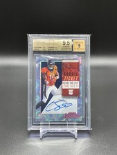 2018 Contenders Cracked Ice Auto #18/24 Courtland Sutton BGS 9.5 Denver Broncos
