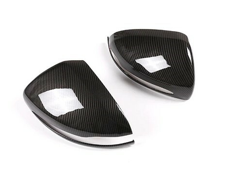 Tapas de espejo estilo carbono para Mercedes espejos de ala C W205 E W213 clase GLC X253 Reino Unido - Imagen 3 de 7