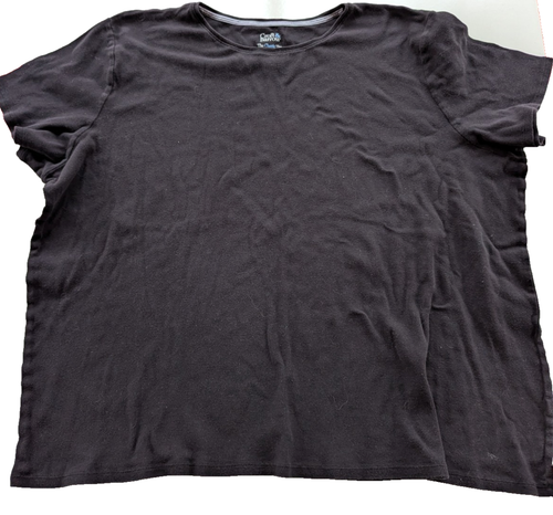 Croft & Barrow Black The Classic Tee Short Sleeve Shirt Womens 3X