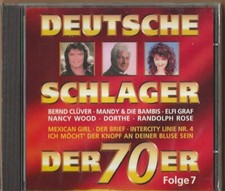 Deutsche Schlager der 70er - CD - Folge 7-Costa Cordalis-Gunter Gabriel - NEU