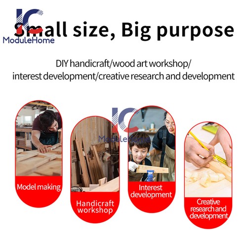 Mini Woodworking Table Saw Electric Multi-Function Precision Cutting Machine New - Picture 6 of 26