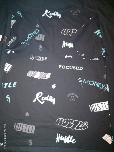 Encrypted NYC Hustler T Shirt Men's Big And Tall graphic tee 5xl - Picture 2 of 4