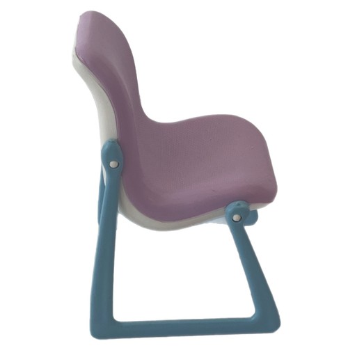 VTG Barbie Furniture 1978 Dream-house Purple Blue Chair Plastic Doll House Toy - Picture 3 of 16