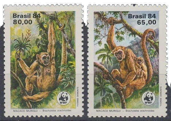 World Wildlife Fund (WWF) Brazilian Stamps
