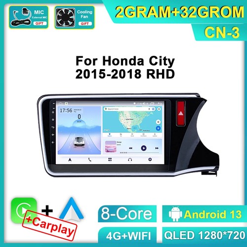 14-17 Android Auto Car Radio For Honda Fit City GPS Navi Multimedia Video Player - Picture 15 of 24
