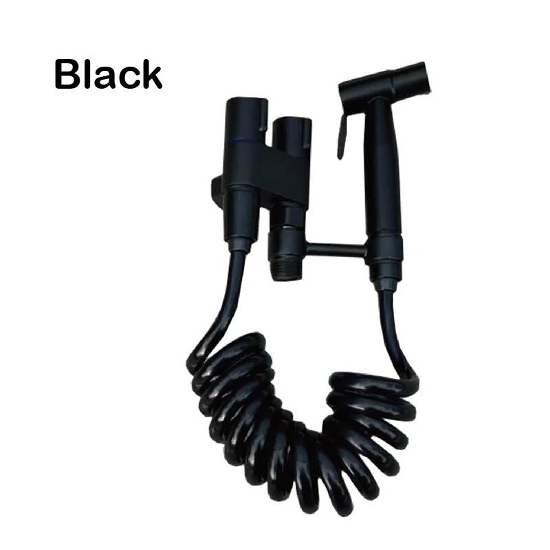 1-In-2-Out Dual Control Valve Handheld Toilet Faucet Sprayer Douche Bidet Spray - image 4 of 4