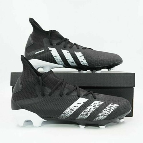 Adidas Predator Freak .3 White Blue Black Soccer Football Cleats FY0610 FY1030 - Picture 3 of 23