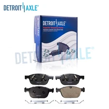 Front Ceramic Brake Pads with Hardware Set Kit for 2003 - 2015 Volvo XC60 XC90
