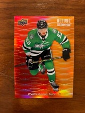 Wyatt Johnston, Color Flow-Red-Orange #CF-14 - 2023-24 Upper Deck Allure
