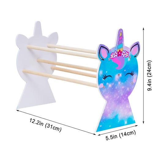 Girls Headband Holder Organizer Hair Hoop Headband Display Stand Unicorn Hairban - Picture 6 of 12