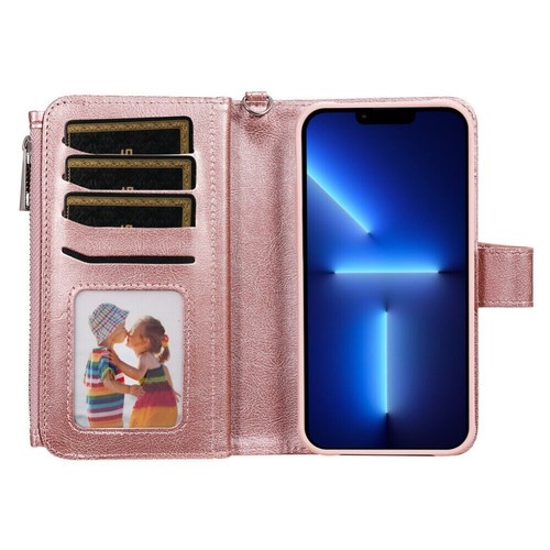 For iPhone 16e 16 15 14 13 12 Pro Max Plus Detachable Case Magnetic Wallet Cover - Picture 45 of 91