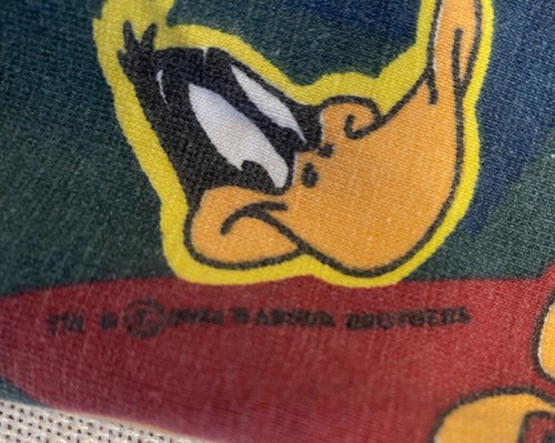Looney Tunes 1992 Tank Top Youth Lg Vintage Taz Bugs Bunny Pajama Top Shirt - Picture 5 of 5