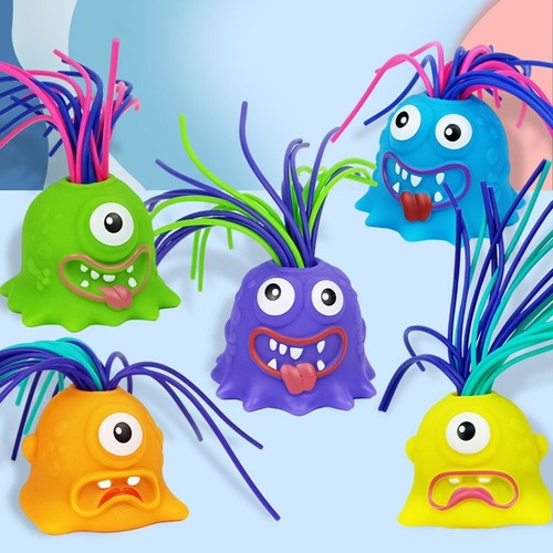 Funny Novelty Hair Pulling Will Be Screaming Little Monster Teaser Artifacts Toy - Picture 9 of 18