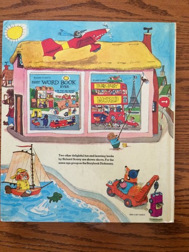 Richard Scarry's Storybook Dictionary 1966 hardcover Golden Book - Picture 4 of 4