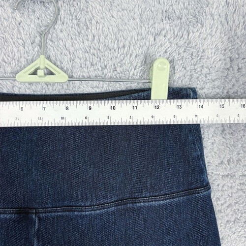 Lyssé Denim Skinny Jean Leggings Size M Dark Wash Blue Pull On Smoothing Stretch - 第 4/10 張圖片