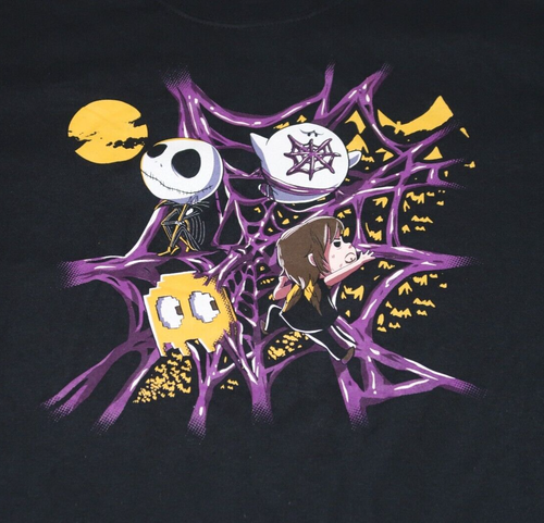 1Up Box Nightmare Before Christmas, Walking Dead & Pacman T-Shirt - Size L New - Picture 2 of 6