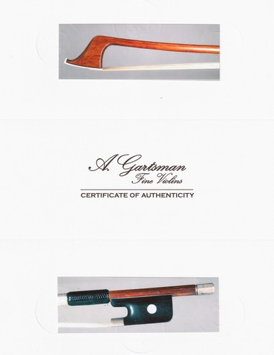 A fine German certified cello bow by W.A. Pfretzschner, c. 1935, EXCELLENT! - Picture 4 of 4