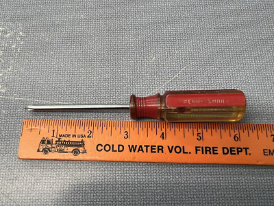 まき様 1 Vintage Craftsman #1 Phillips Red and Clear Handle