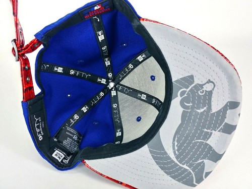 Chicago Cubs Mütze New Era 9 50 blau Kappe rot Schlange Schuppen flache Krempe Schnalle C Logo - Bild 6 von 12