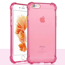 Transparent TPU Shockproof Case Cover for iPhone 7/8/SE2/SE3 PINK