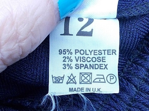 M&S PURPLE TAILORED TROUSERS SIZE 12 - Picture 5 of 6