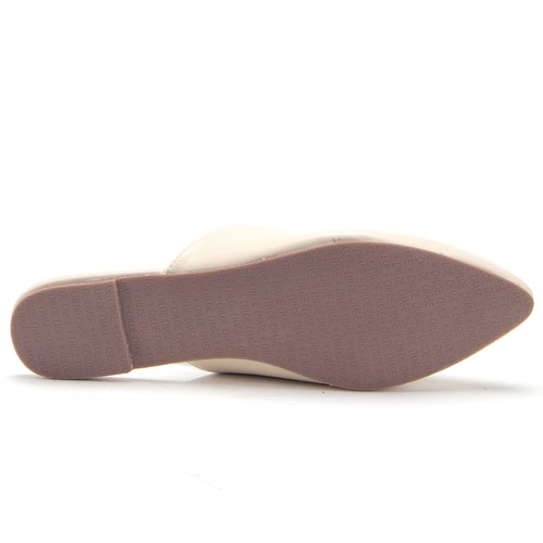 Damen Lux Quaste Slipper Halbschuhe Flats Pantolette - Bild 6 von 8