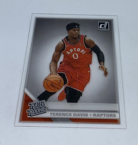 2019-20 Panini Clearly Donruss Terrence Davis Rated Rookie Card RC #92 - Picture 1 of 3
