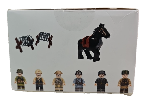 Army Combat Playset with Extras 191 Pcs WW2 Build Action Set  Figures Lego Styl - Picture 2 of 3