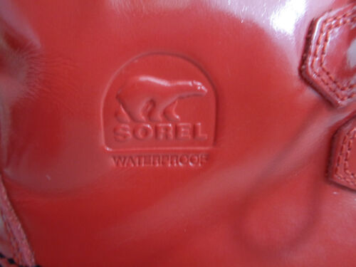 SOREL Mujer Out n About US 8.5M Clásico Rojo Pato Bota Cuero Superior Pie de Goma - Imagen 3 de 9