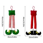 High Quality Car Christmas Elf Legs Tree Decor for Car Christmas Tree USA Seller