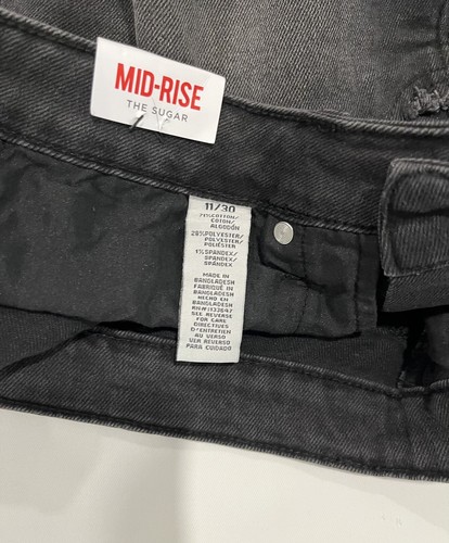 Celebrity Pink Mid Rise The Sugar Black Shorts- Size 11/30 Cotton/ Polyester New - Picture 14 of 14
