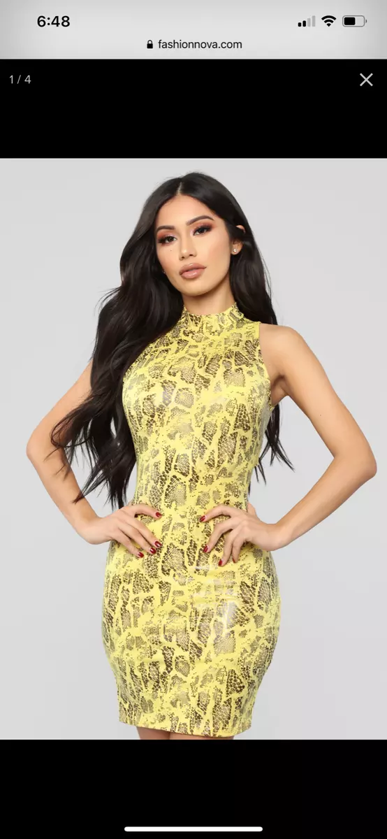 Snake dress hotsell fashion nova