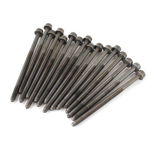 Gaskets Seals Set w/ Engine Cylinder Head Bolt Set 16 Bolts Fit for Audi VW 3.0L - Picture 9 of 13