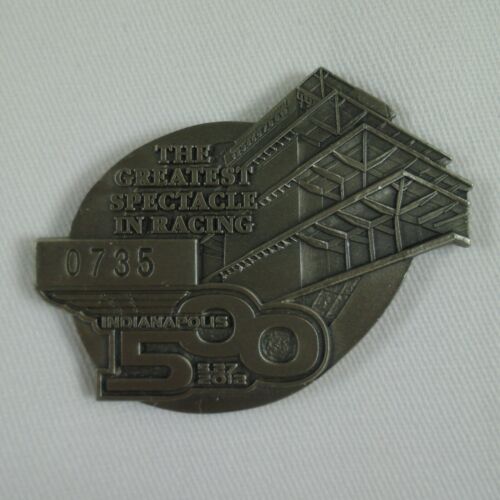 2012 Indianapolis 500 Silver Pit Badge #0735 Dario Franchitti Ganassi Racing - Picture 1 of 6