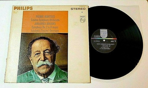 BRAHMS MONTEUX LSO LP RFR-1/RFR-2 SYM NO 2; ACADEMIC OVTR PHILIPS PHS900-035 EX - 第 1/5 張圖片