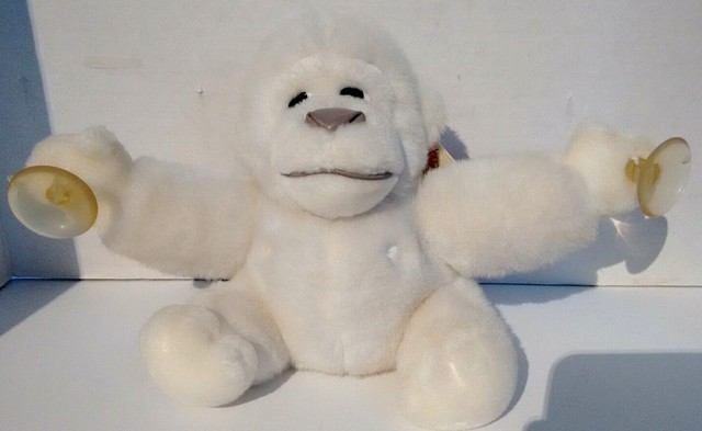 white gorilla stuffed animal