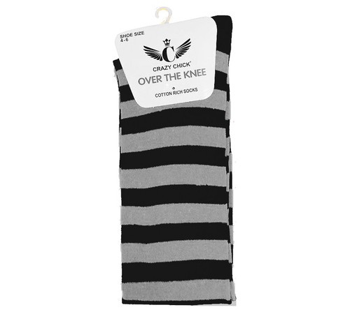 Deluxe Quality Cotton Over The Knee Thigh High Socks - 50+ Styles to choose from - Picture 57 of 77
