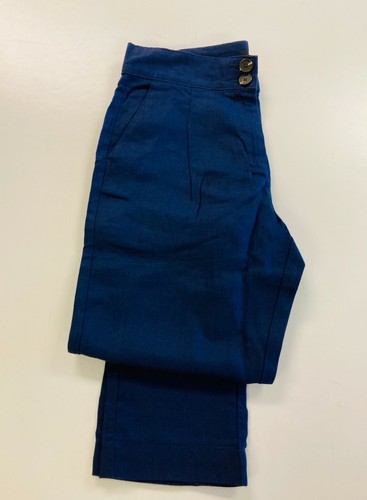 Linen Trousers 100% Lightweight Straight Fit Ex High Street rrp £26 - Picture 13 of 16