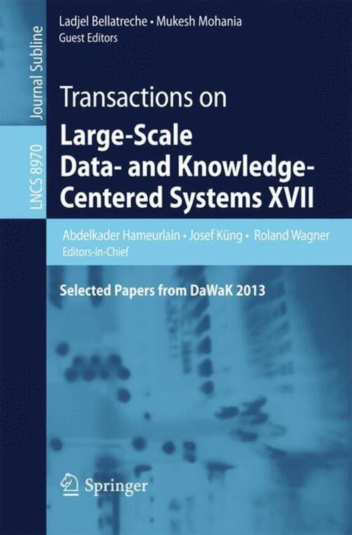 Thumbnail - Abdelkader Hameurlain (u. A.) | Transactions On Large-scale Data-