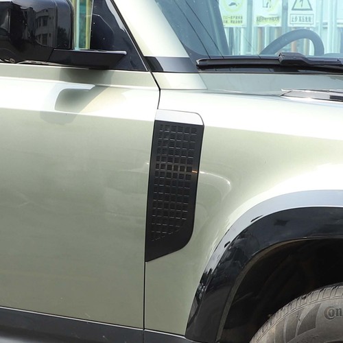 Black Side Fender Air Intake Net Trim For Land Rover Defender 90 110 2020-22 - Picture 10 of 16