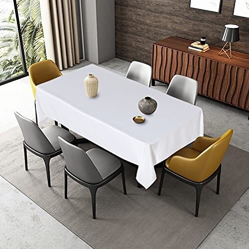 Rectangle 4 Feet Tablecloth 60x84 Inch Tablecloth Stain And Wrinkle Resistant Wa - Picture 3 of 7